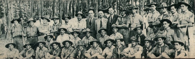 Primer Curso Insignia de Madera para Jefes de Tropa, 1953